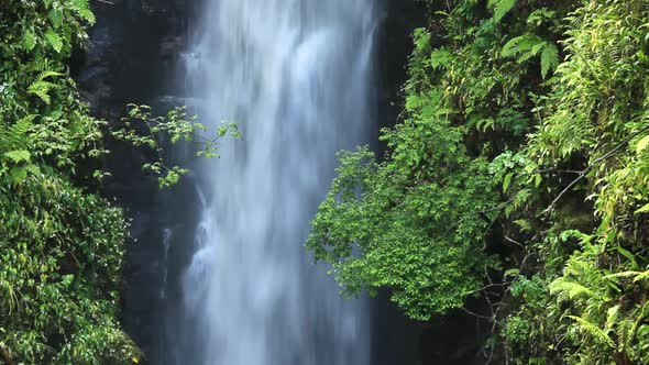 Cranny Falls Waterfall near Carnlough in Ireland