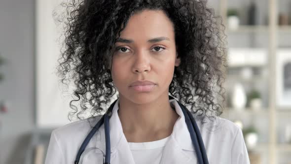 Portrait of African Lady Doctor