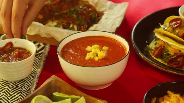 Traditional Mexican Food Tex Mex Cuisine