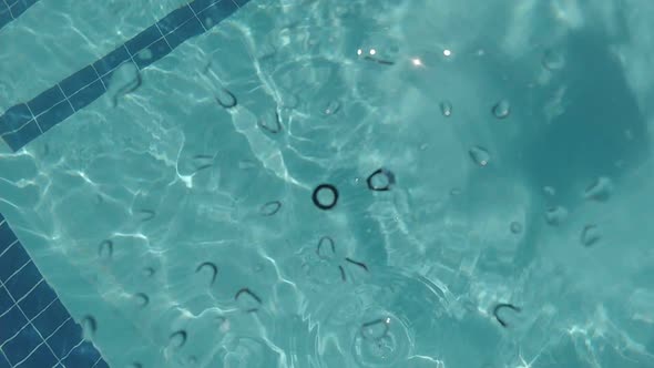 Underwater Shoot of the Outdoor Swimming Pool