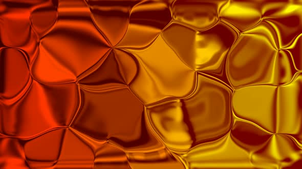 Red Yellow Gradient Liquid Background