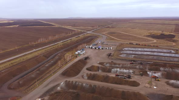 The Process of Unloading Sugar Beets