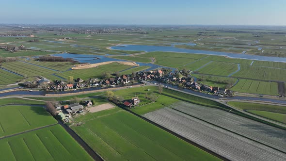 Driehuizen Village in the Municipality of Alkmaar  in the Dutch Province of North Holland