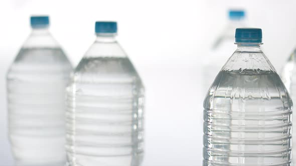 Recycled Plastic Bottles with Potable Water