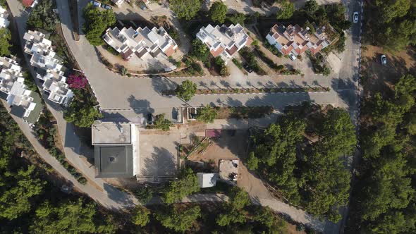 White Houses Architecture Pine Green Aerial