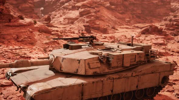 American Tank Abrams in Afghanistan