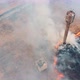 Aerial View of a Natural Disaster - Burning Grass, Air Pollution, Smoke Over a Fire - VideoHive Item for Sale