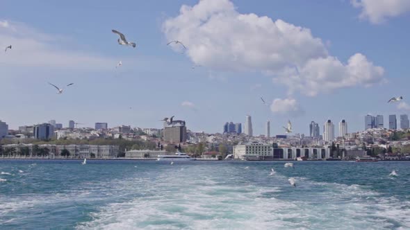 istanbul view from a boat