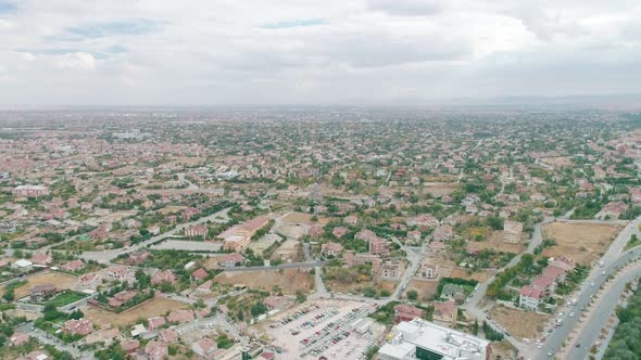 Konya City Aerial View