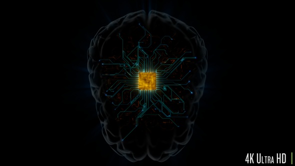 4K Brain Microprocessor Hardware with Connections Concept for Artificial Intelligence