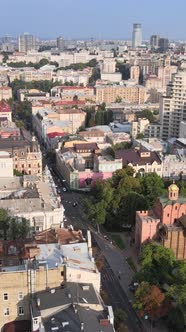 Kyiv Ukraine Aerial View of the City