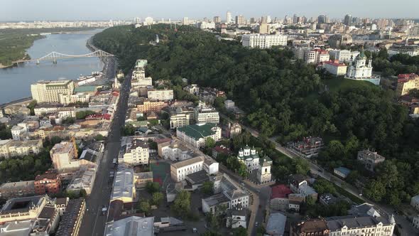 Aerial View of Kyiv Ukraine