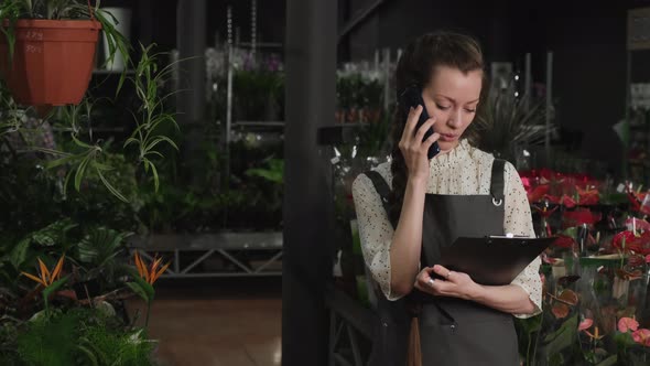 Flower Shop Manager Ordering Flowers