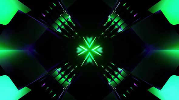 Vj Loop Of The Emerald Equalizer Background 4K