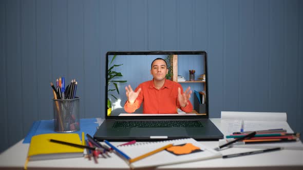 Video Communication Online Via a Laptop