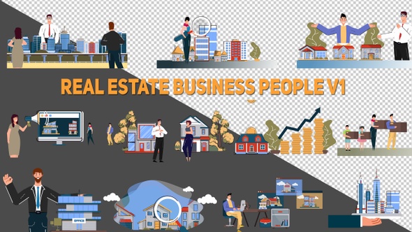 Real Estate Business People V1