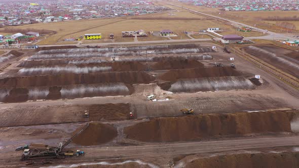 The Process of Unloading Sugar Beets