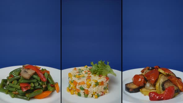 Collage of Rotation of Ready Meals