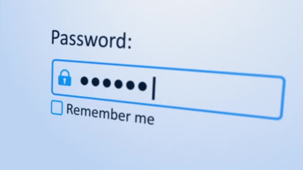 Password Enter the password. entering password on computer screen