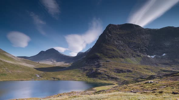 Trollstigen Pass Lake Water Norway Nature Timelapse