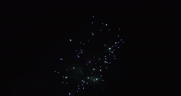 Green and Purple singular fireworks