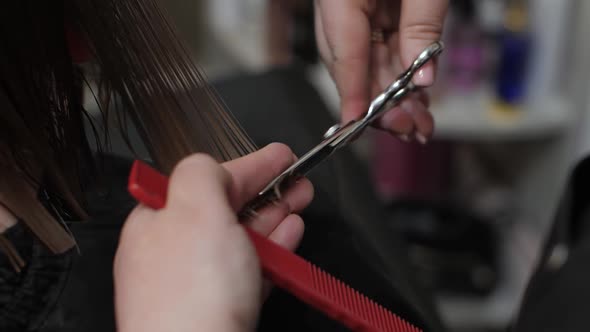 Trimming Blond Hair