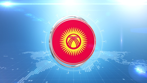 Kyrgyzstan Flag Transition