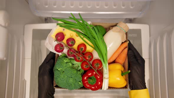 Food delivery directly to the refrigerator.