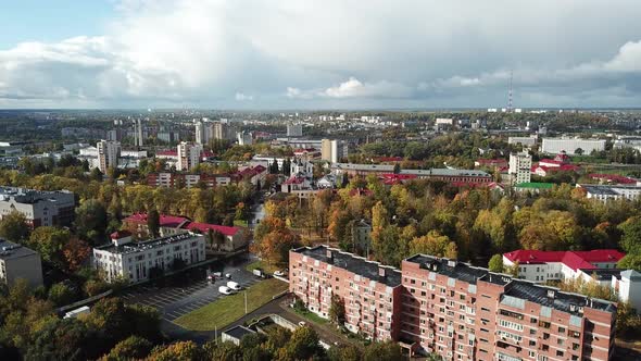 Autumn Landscape In The City Of Vitebsk 