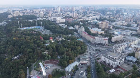 Kyiv - the Capital of Ukraine. Aerial View. Kiev