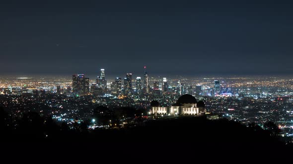 Night  timelapse in Los Angeles