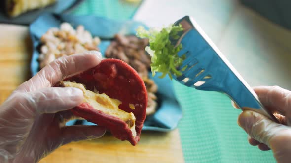 The Chef Prepares Tacos