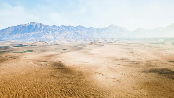 Aerial View of the Sahara Desert