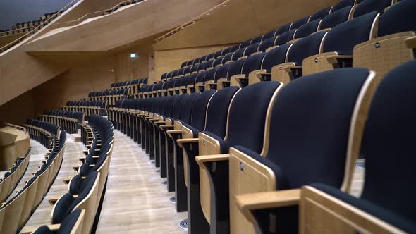 Empty Seats in Theatre Auditorium 4K