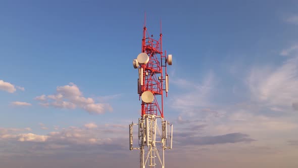 Telecommunication antenna tower 5G