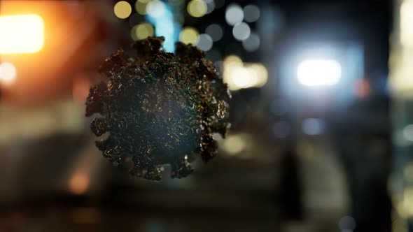 Coronavirus COVID 19 Quarantine on Empty City Streets alt