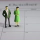 Couple Figurines on a Calendar.  - VideoHive Item for Sale