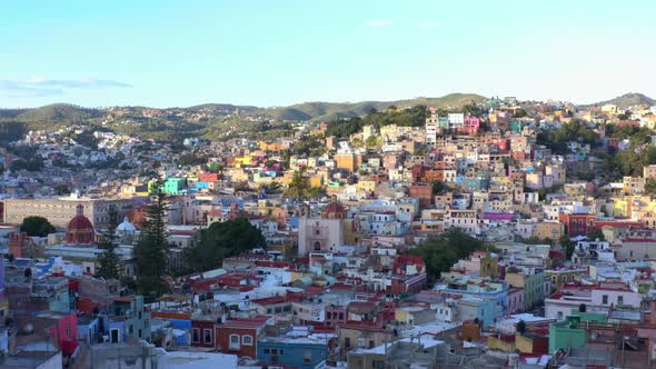 AERIAL: Guanajuato City, Mexico (Ascending)