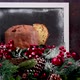Panettone rotating on a Christmas table - VideoHive Item for Sale