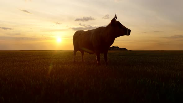 Lonely Bull and Sunset View alt