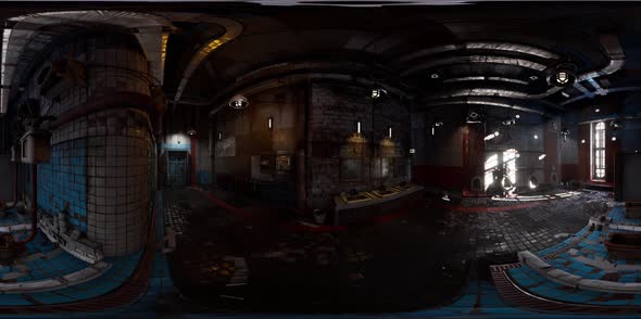 VR360 View of Abandoned Public Toilet alt