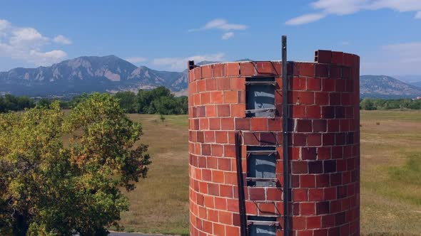 Silo and flatirons