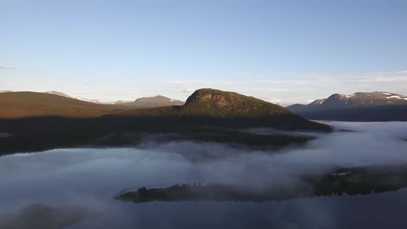 Mountain Lake Aerial