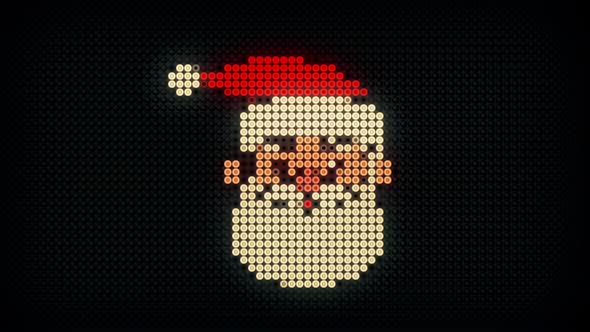 Merry Christmas Santa Led