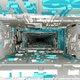 Vj Inside Futuristic Hi Tech Tunnel - VideoHive Item for Sale