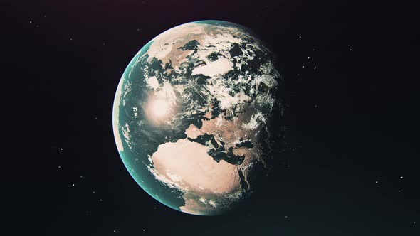 United kingdom Manchester Cinematic Full Earth Zoom 4K