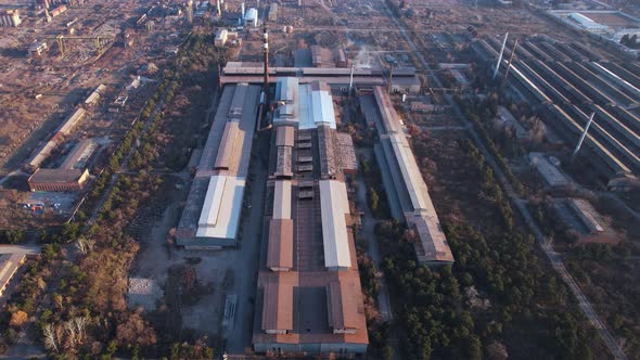 Aerial View Of The Metallurgical Plant