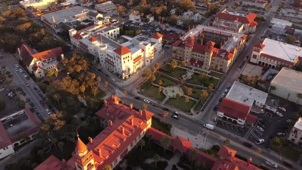 4k Aerial St Augustine Fl Usa