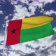 Guinea Bissau Flag With Sky 4k - VideoHive Item for Sale