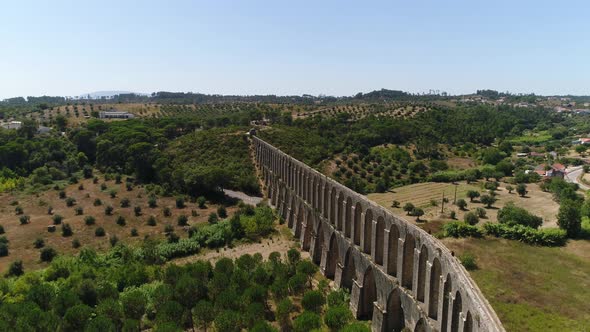 Aqueduct in Tomar, Portugal